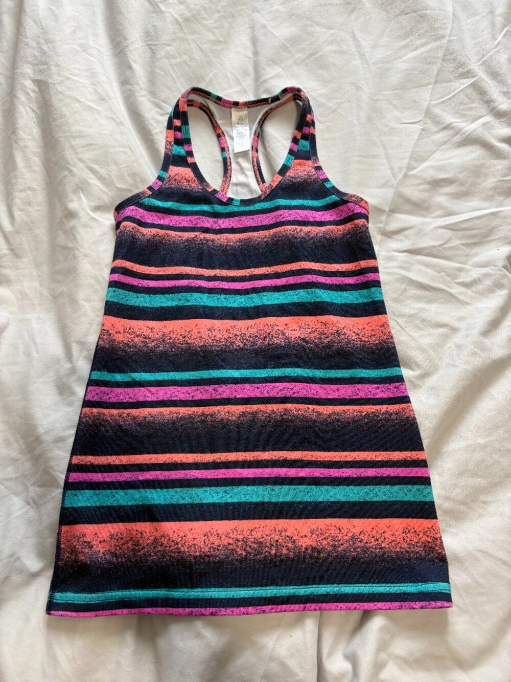 Ivivva Multicolor Striped Racerback Tank - size 10